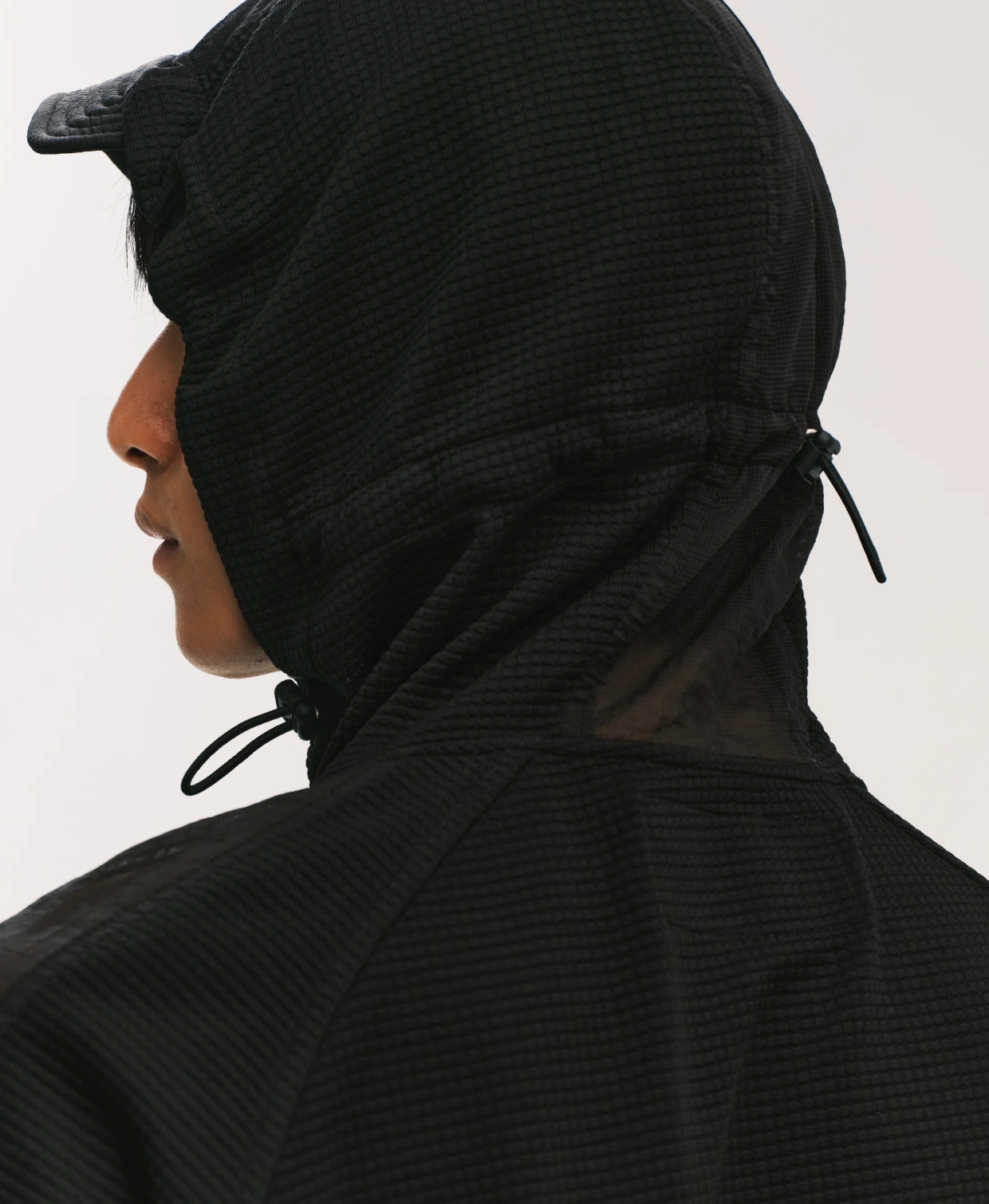 Waffle Runner Jacket Black