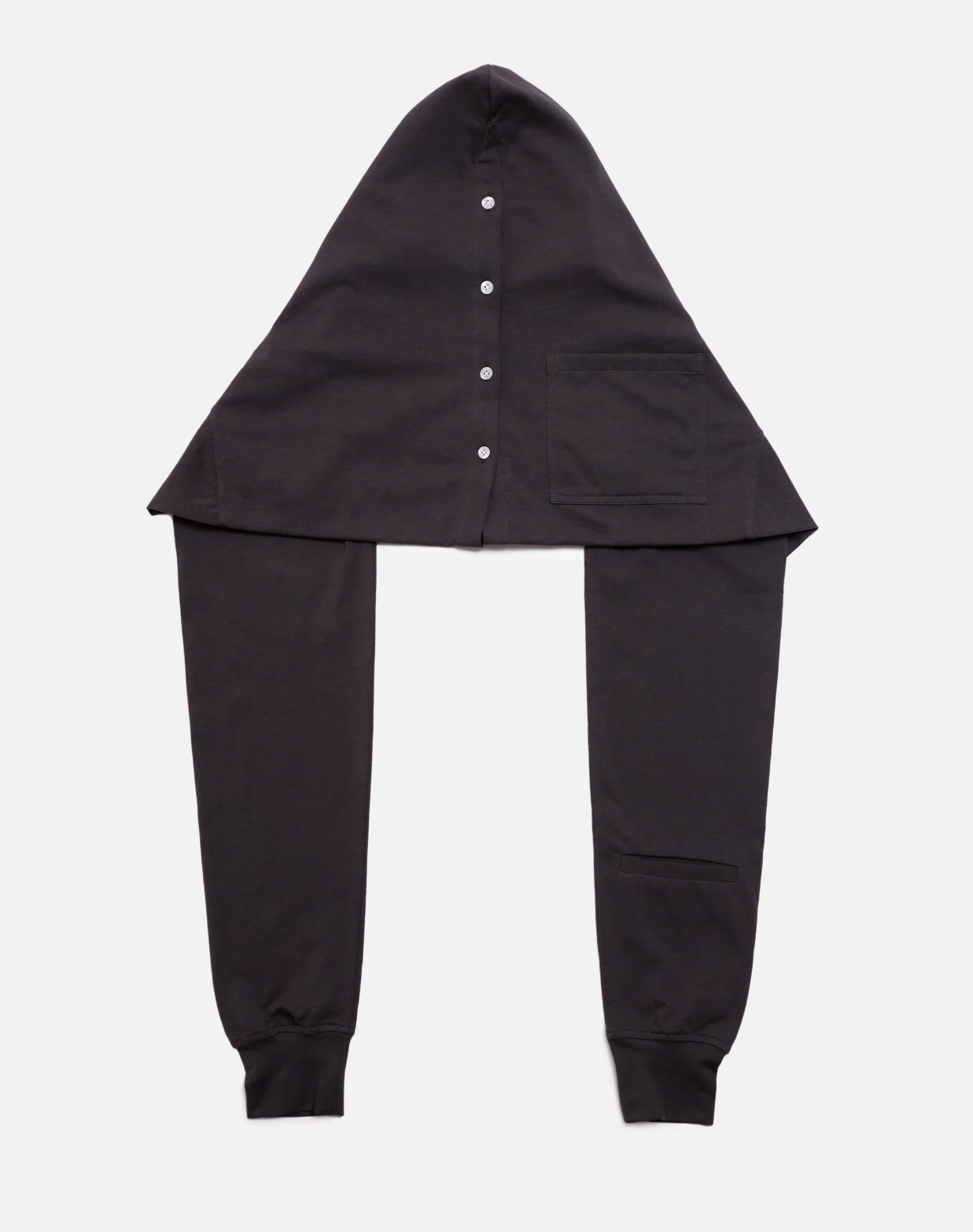 Hood Scarf Dark grey