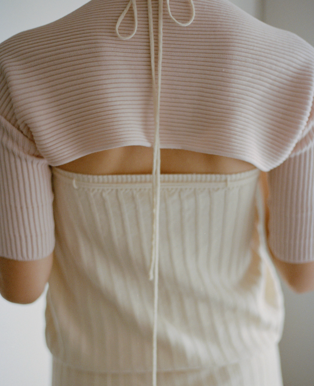 HALF SLEEVE CARDIGAN IN MODAL COTTON Black