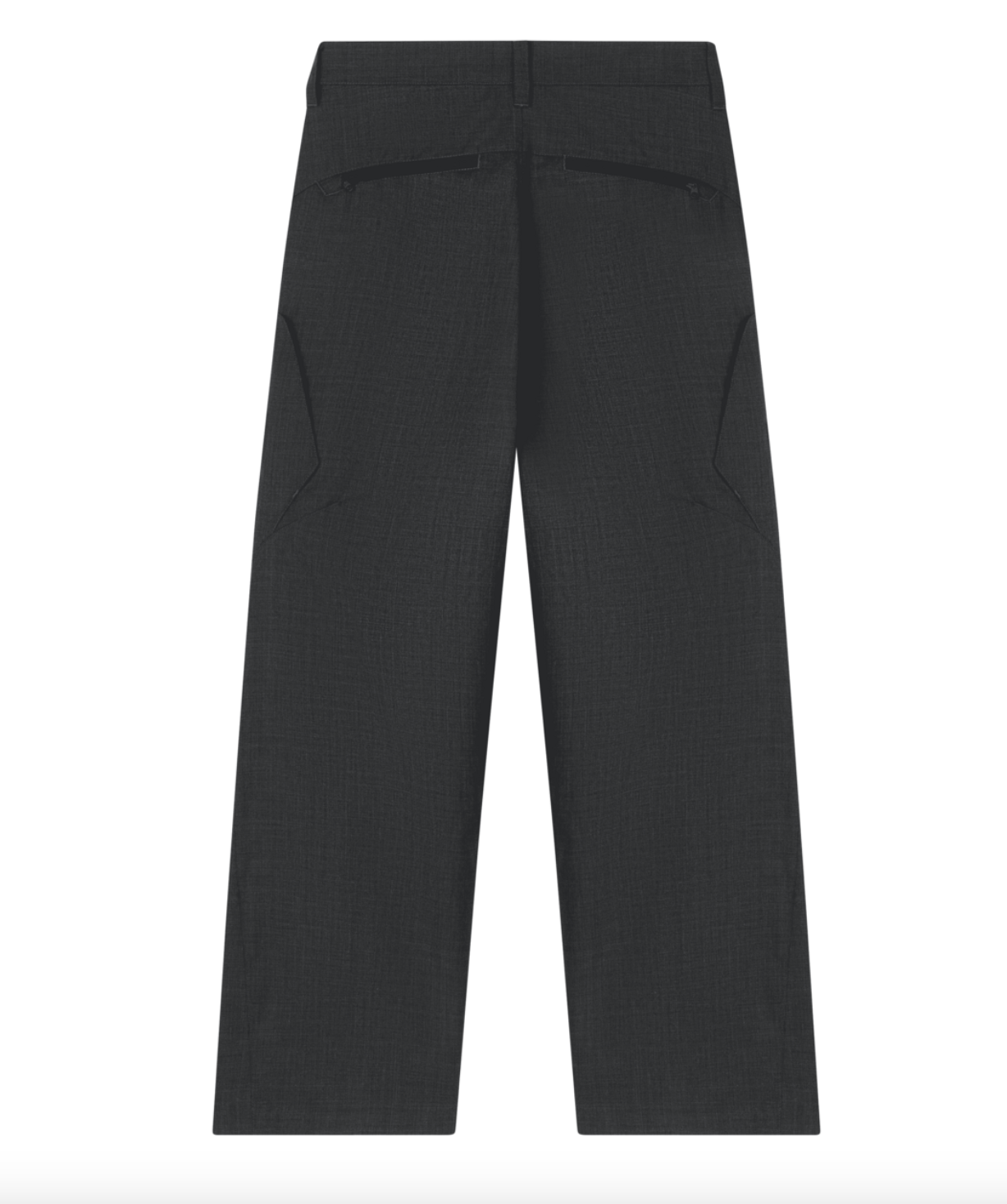 Wool cargo Trouser (Dark Grey)