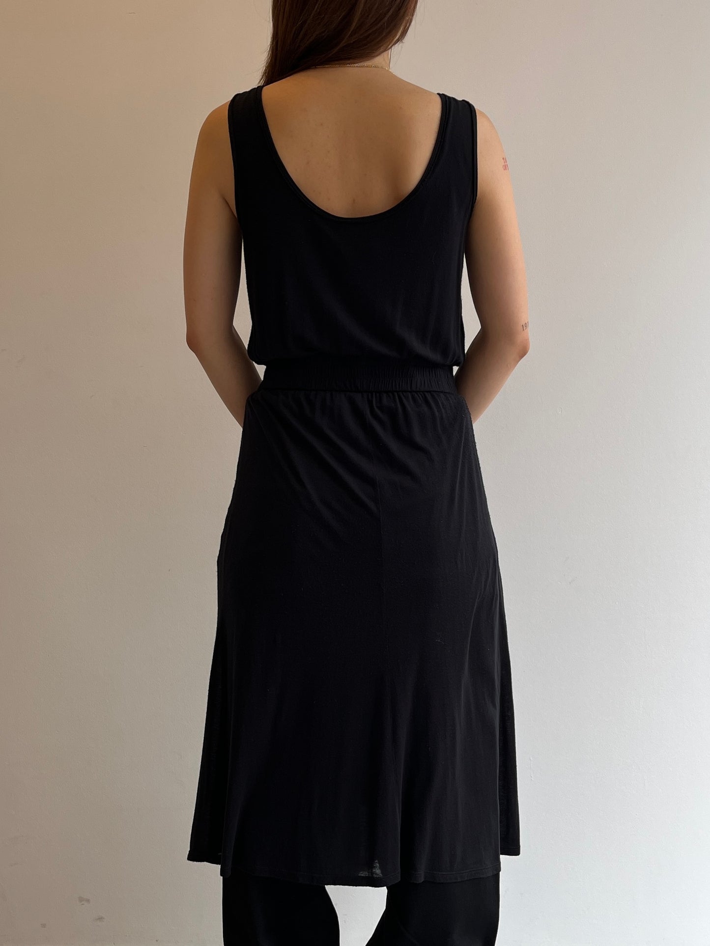 HELMUT LANG Tencel Drawstring One-Piece