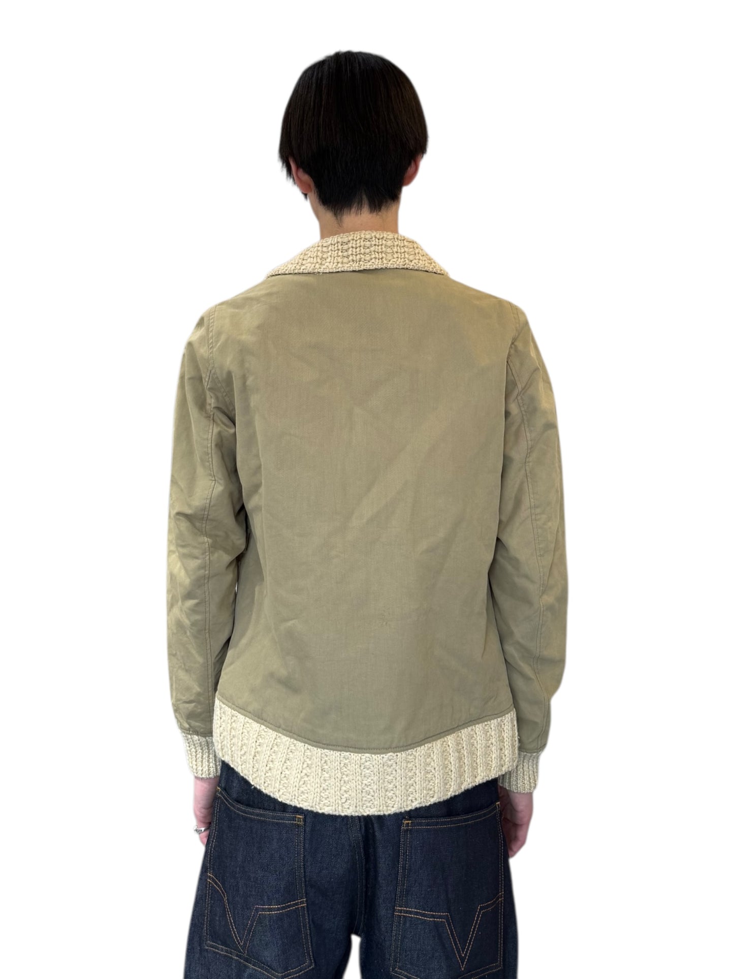 visvim redwood knit collar jacket