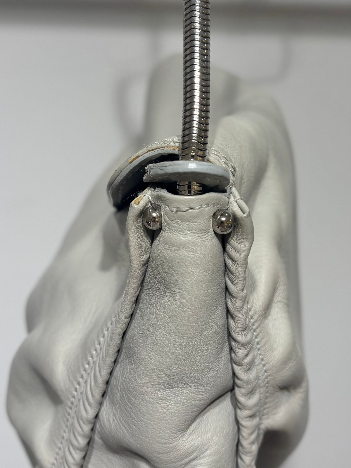 FERRAGAMO snake handle charm bag