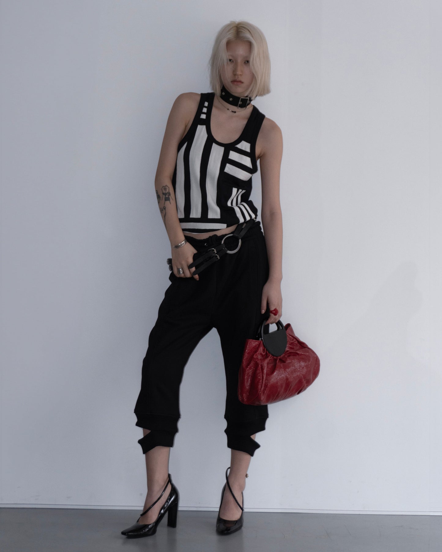 ORCIANI Double Strap Ring Belt