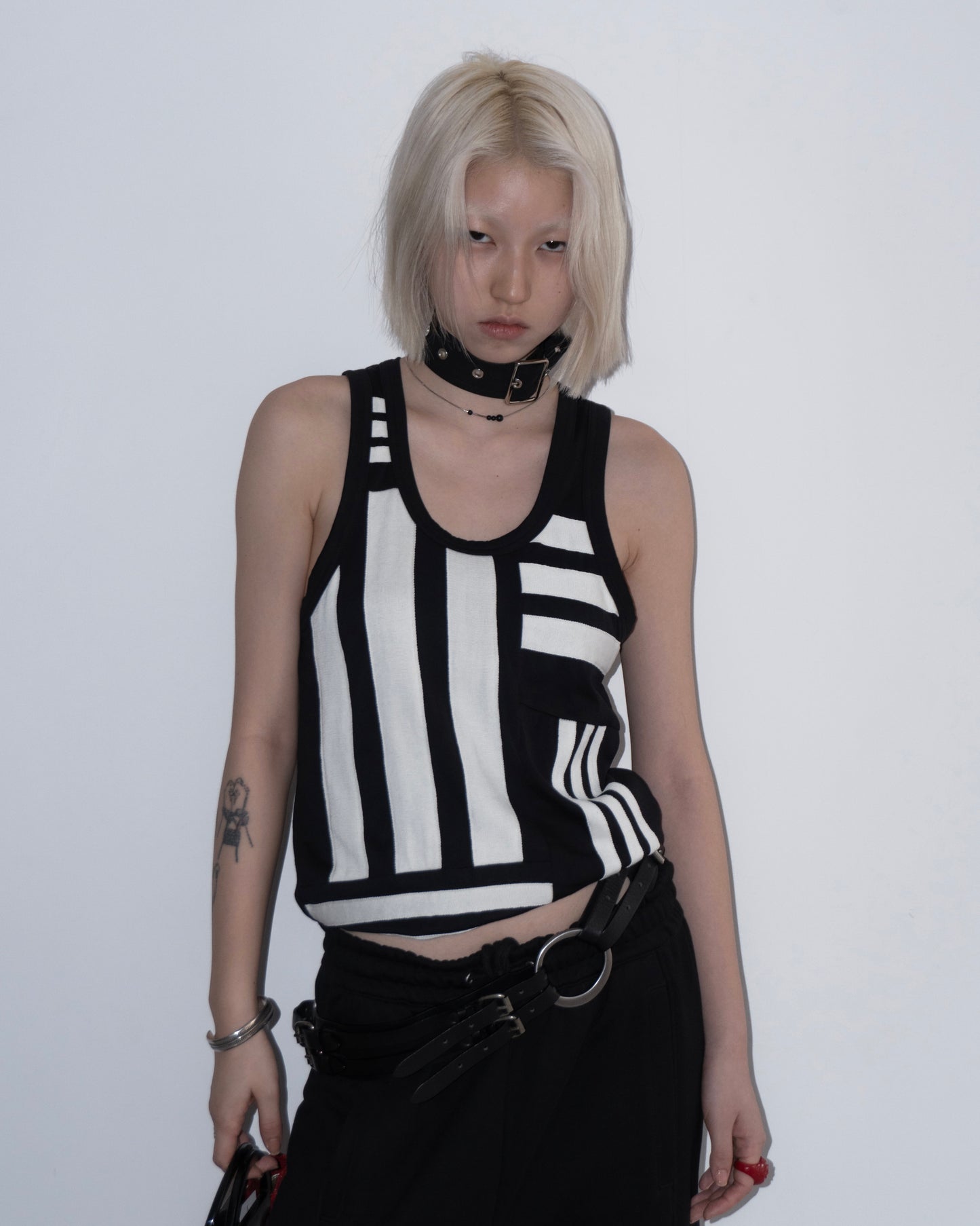 ORCIANI Double Strap Ring Belt