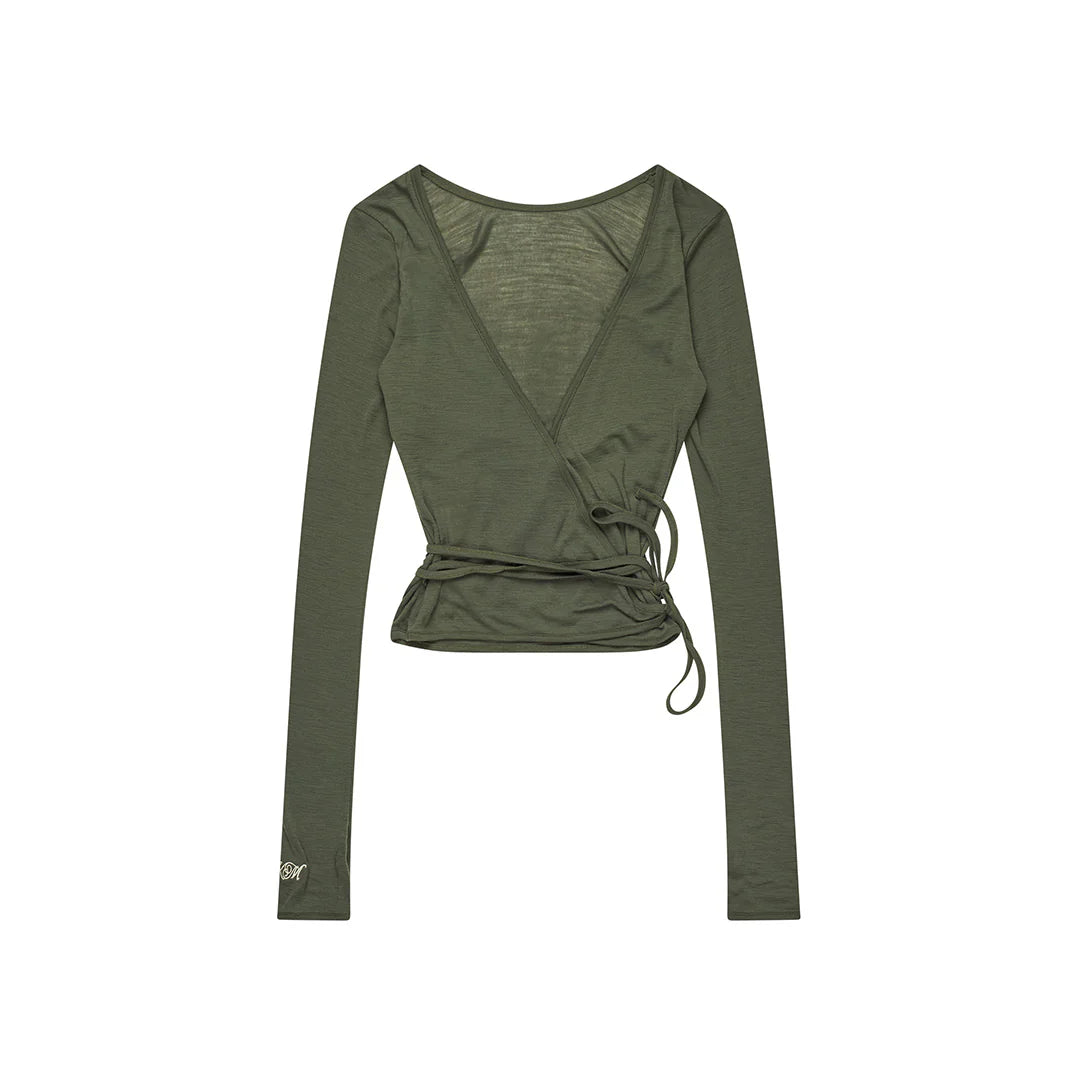 Luna Wrap Blouse