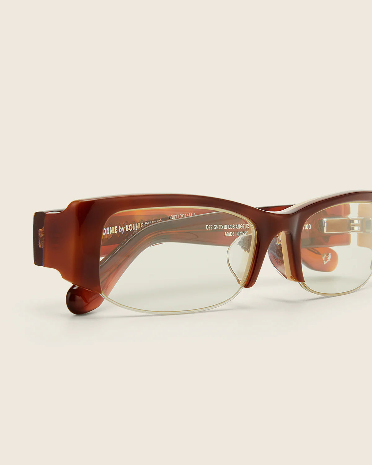 EQ100 Layered Brown Tortoise & Yellow Tint