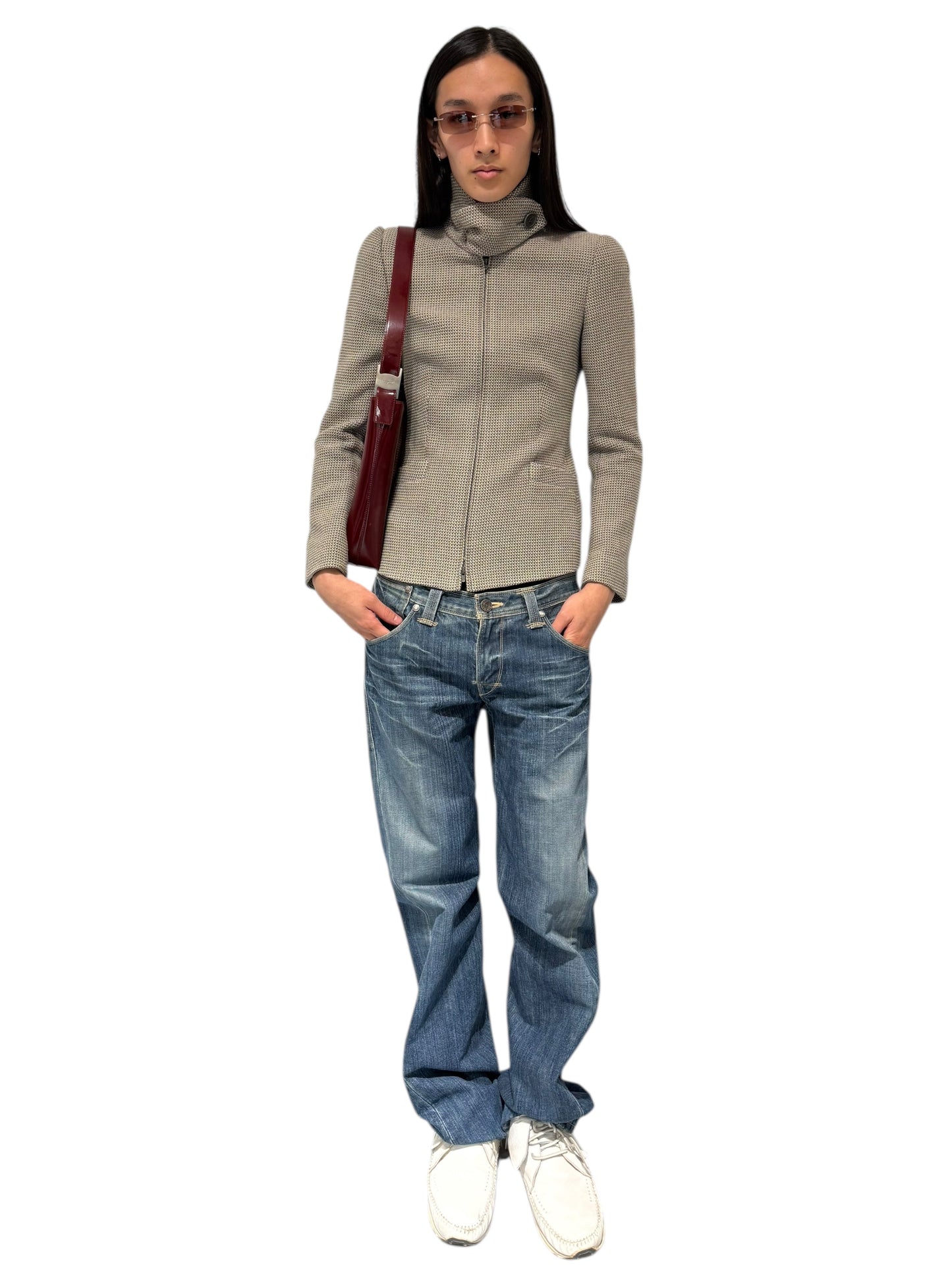 EMPORIO ARMANI High Neck Jacket