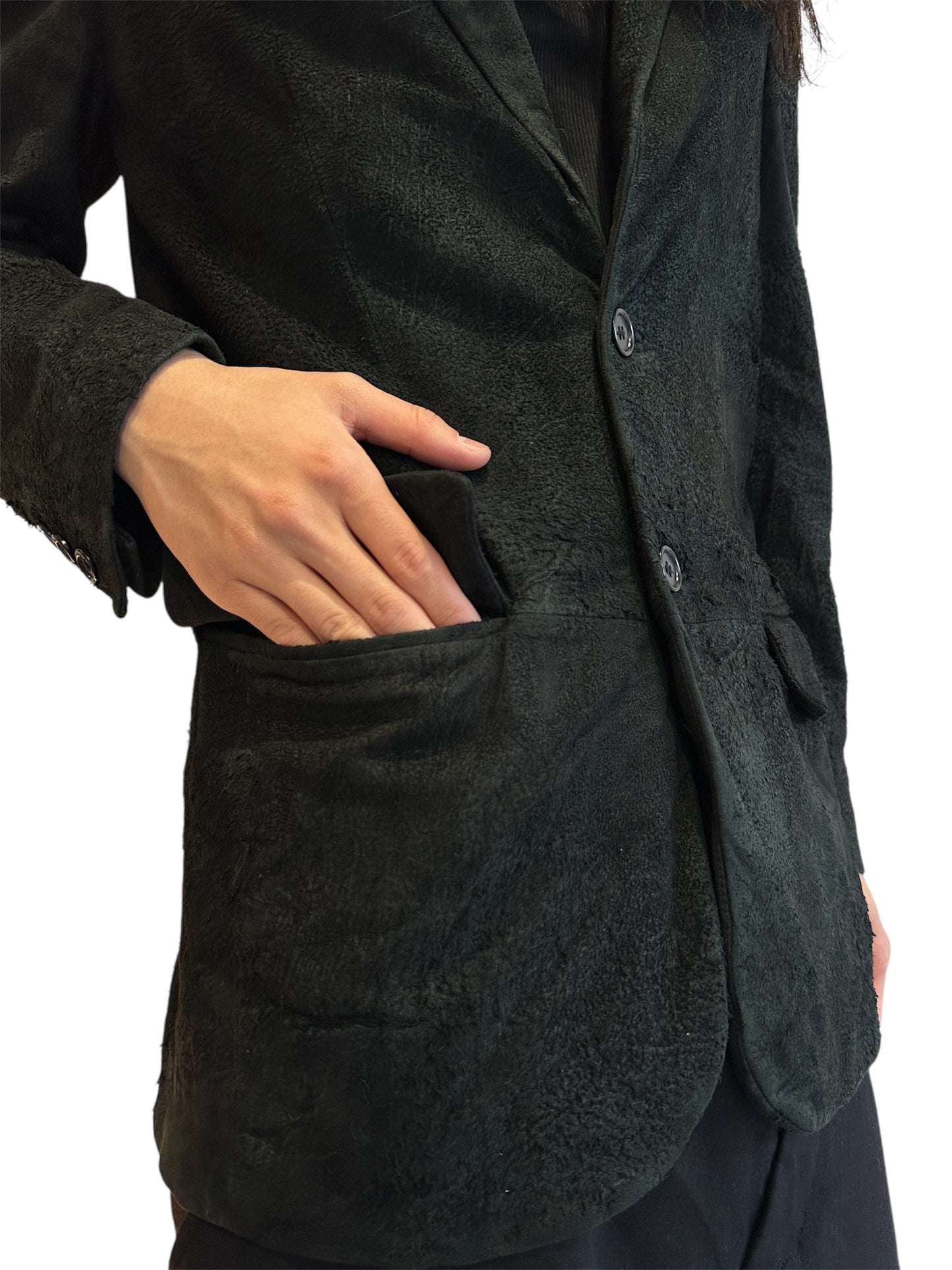 HELMUT LANG Suede Leather Jacket SS01