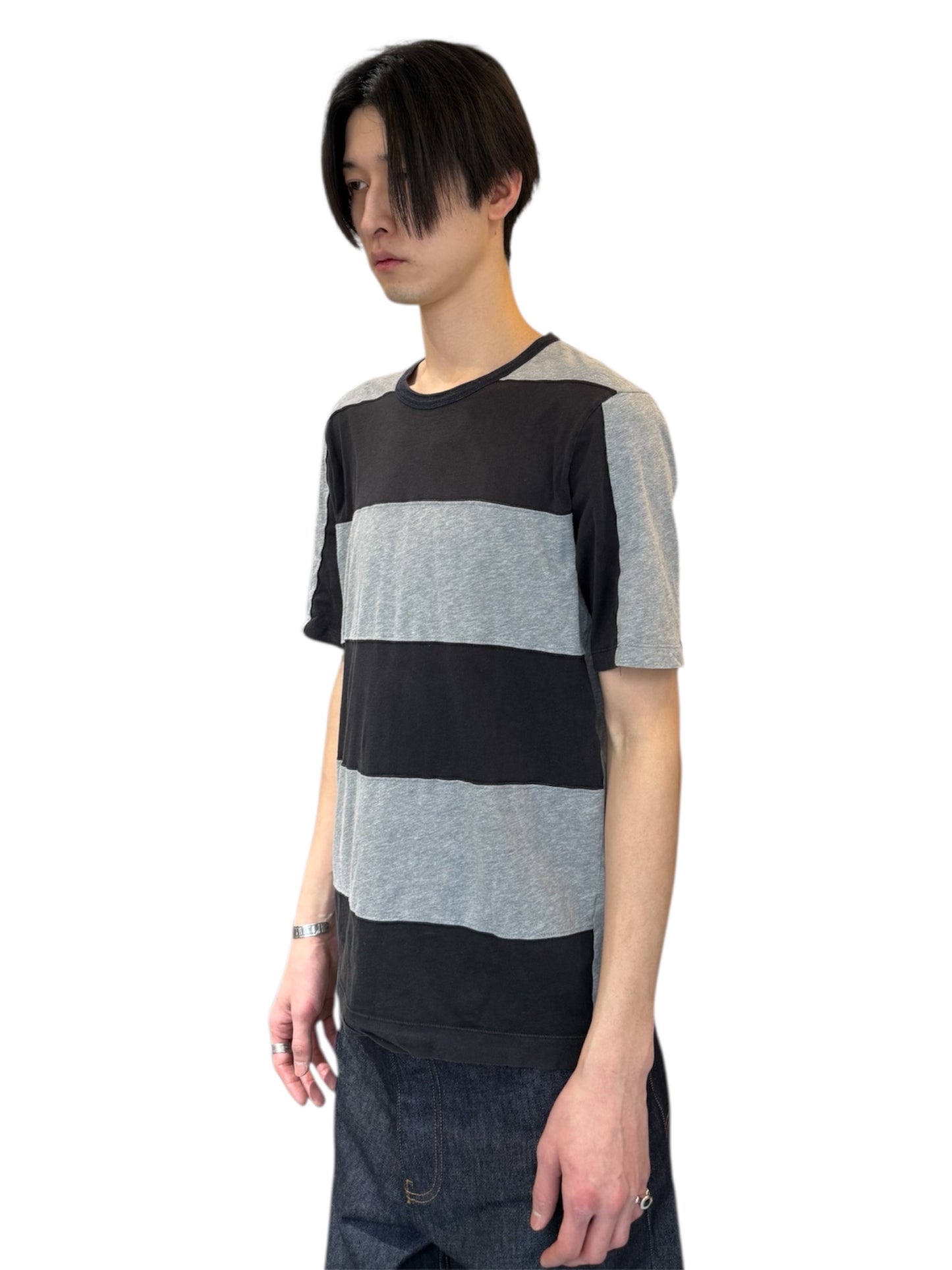 DRIES VAN NOTEN border T-shirt