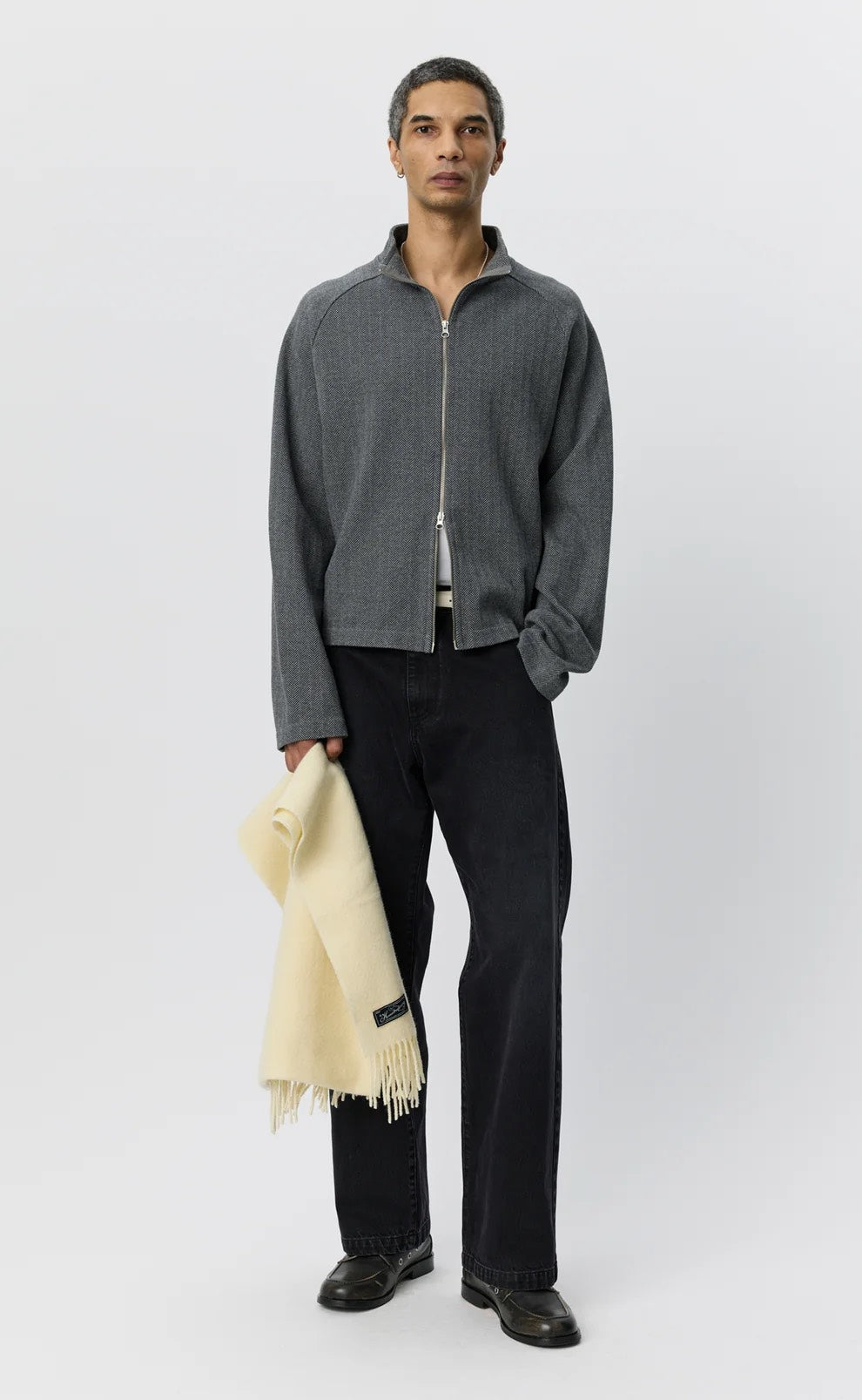  グレー ジップアップジャケット M Leisure Zip Up – MIDITOKYO