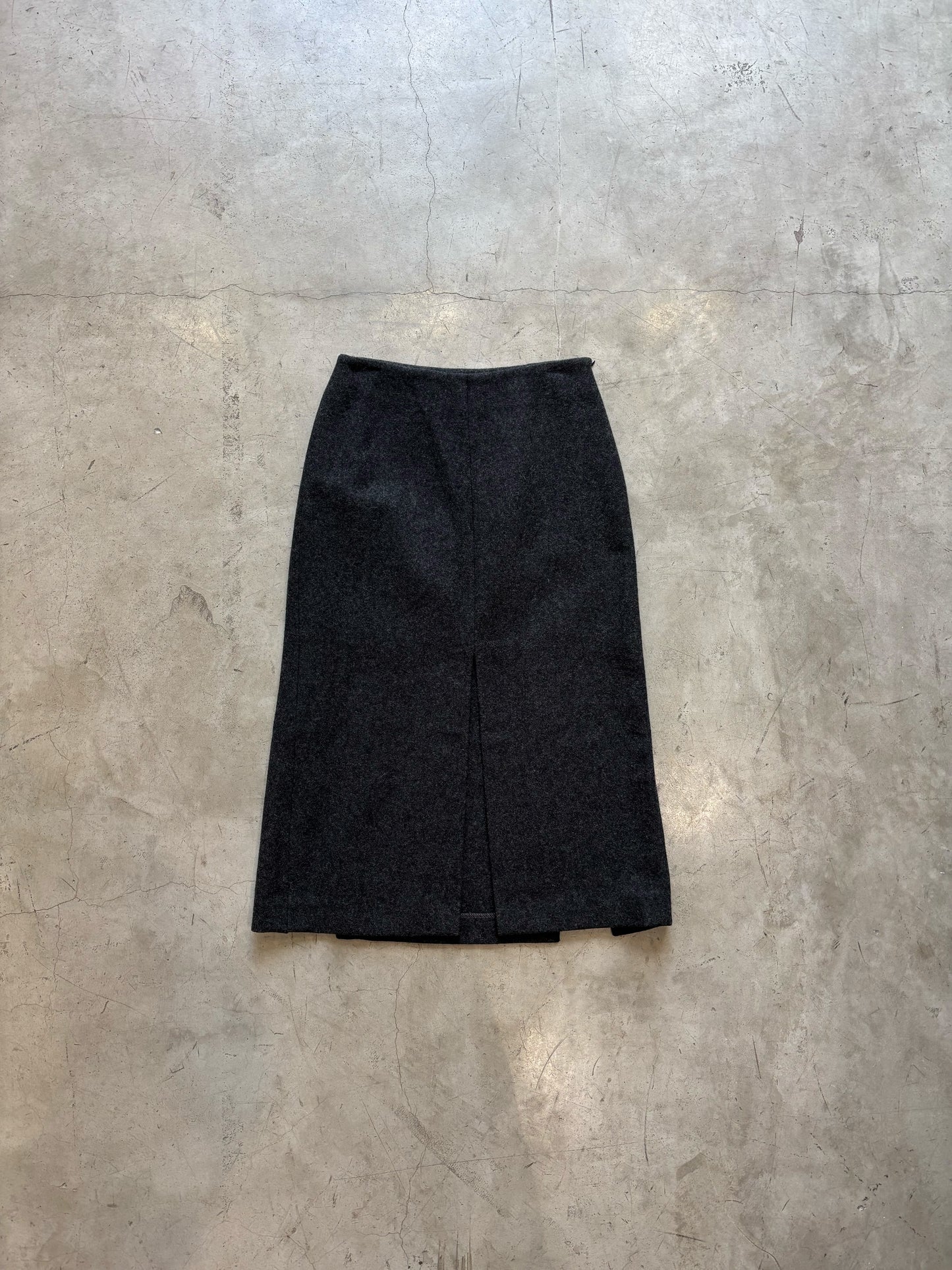 Patrizia Pepe 1990s Splits Wool Skirt (velvetknife)