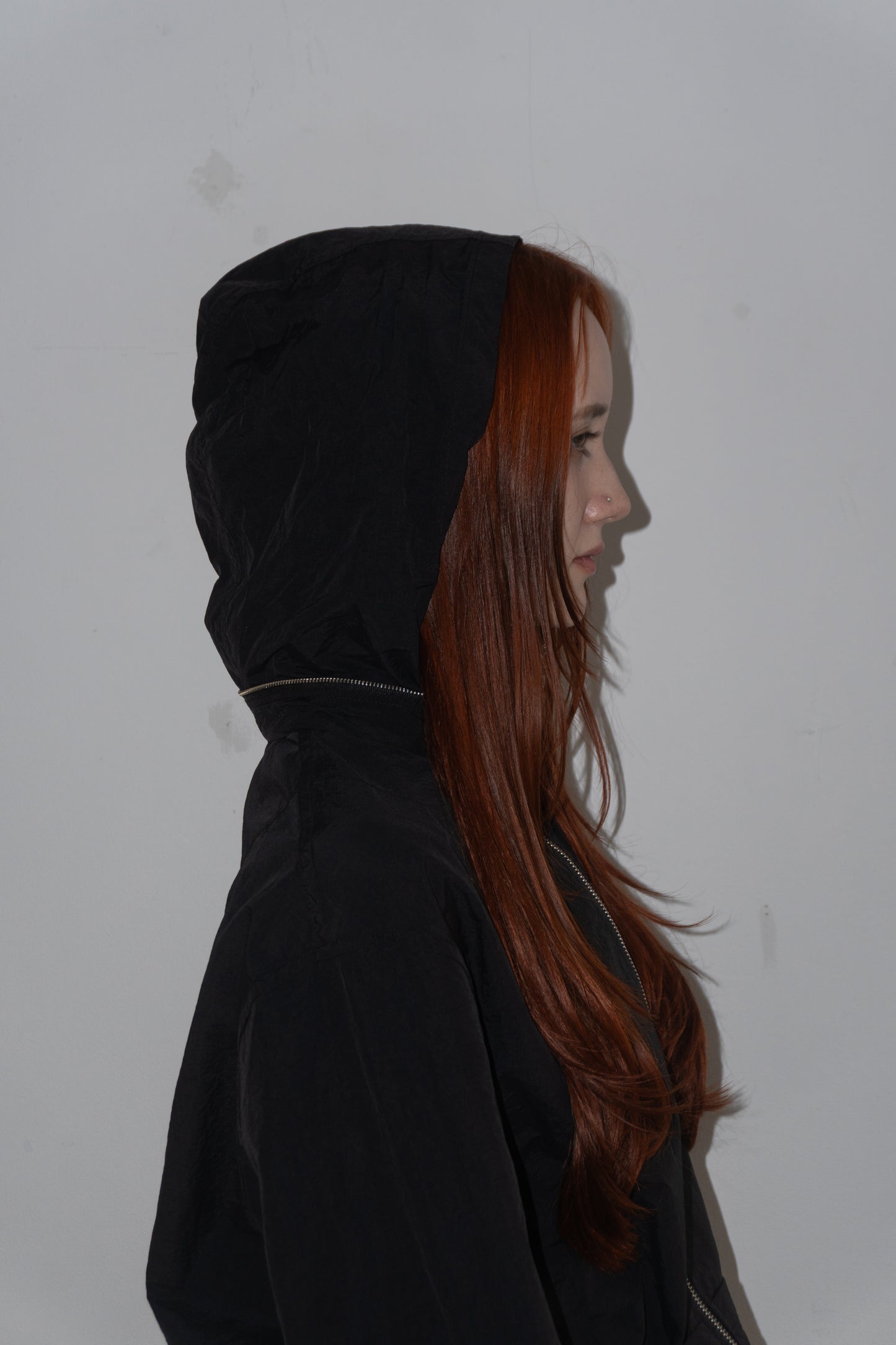 Hidden hooded jacket
