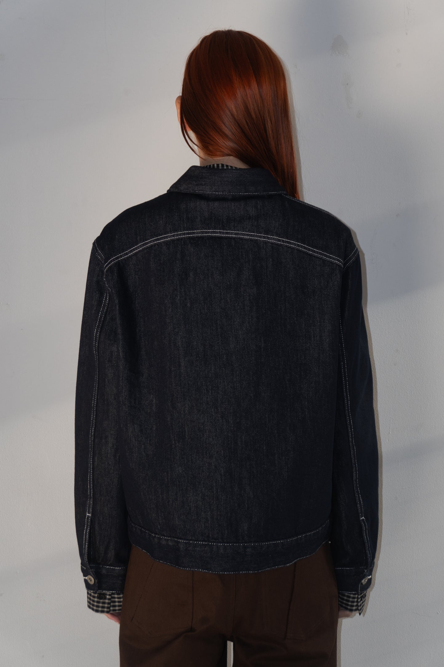 White Stitch original denim Jacket
