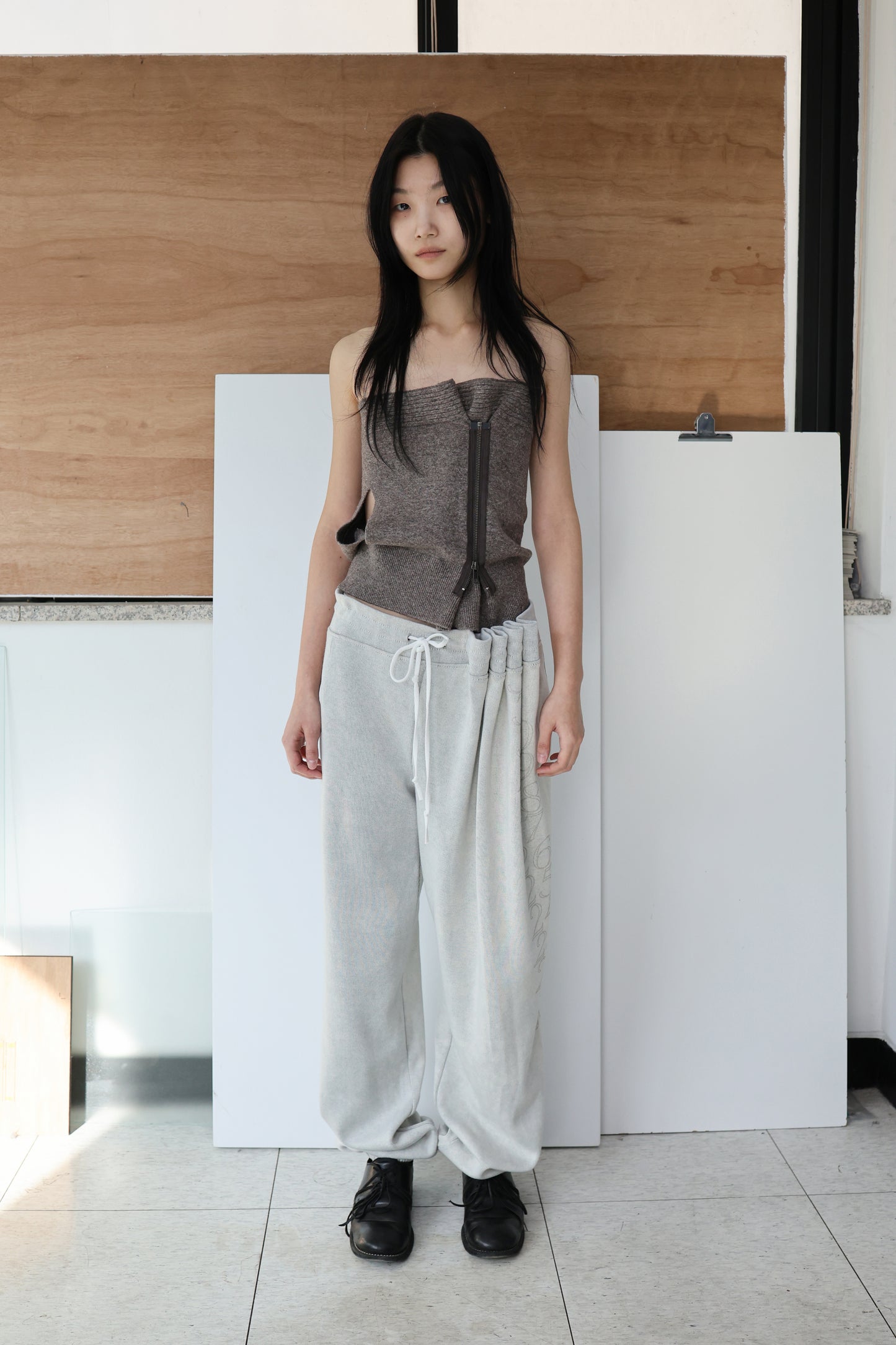 Zip knit tube