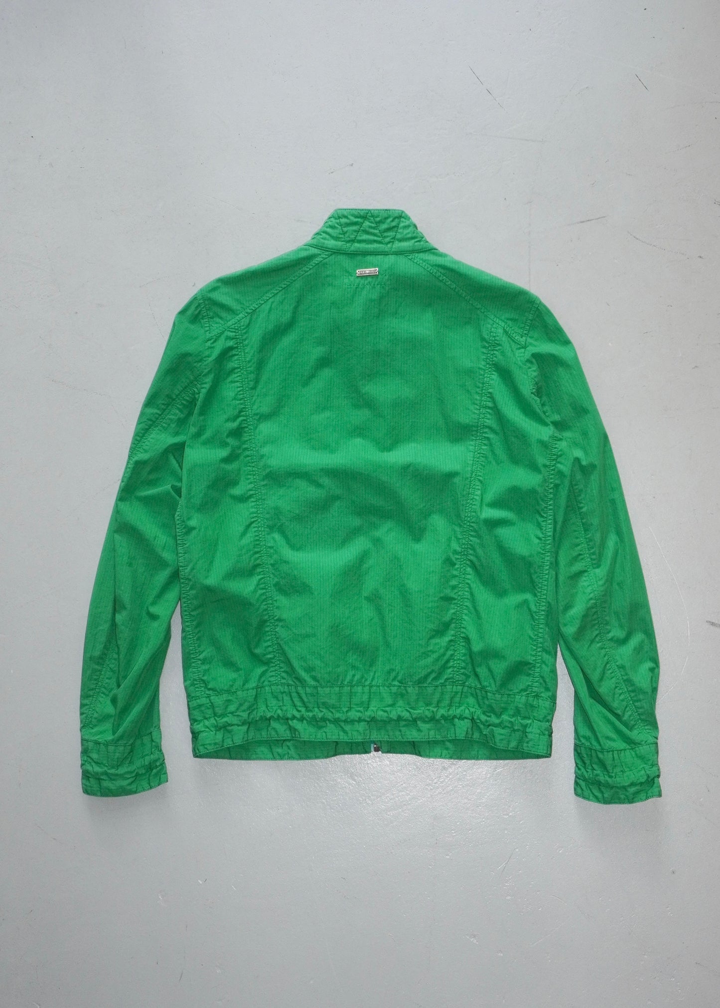 Dirk Bikkembergs Object Dye Zipper Blouson (Green)