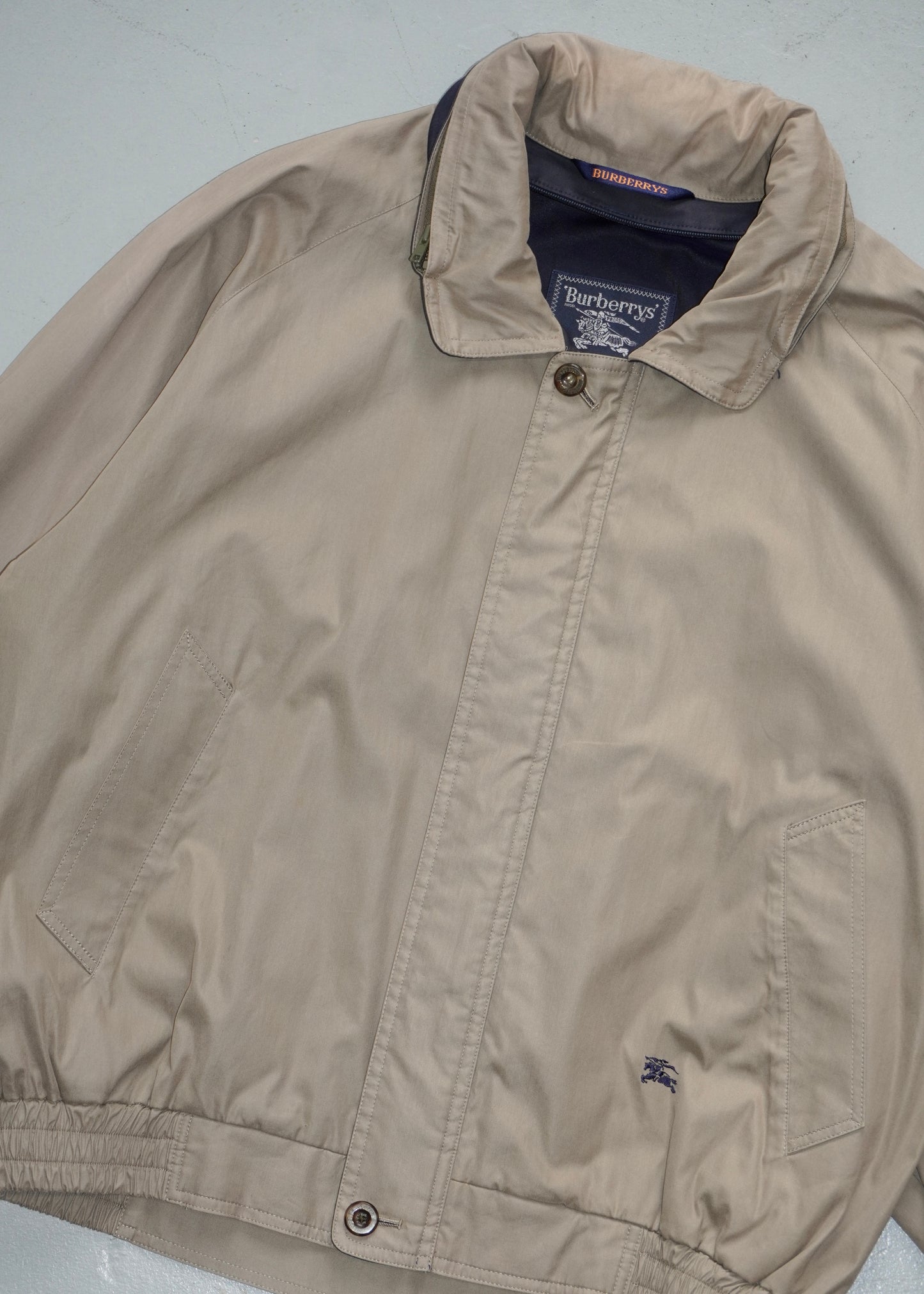 Burberry Harrington Jacket (Grey-toned Beige)