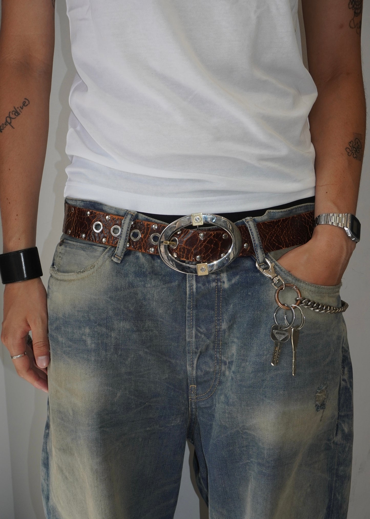 Dolce & Gabbana Circle Backle Belt