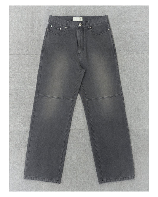 1ds Denim Straight Pants (Grey Denim)