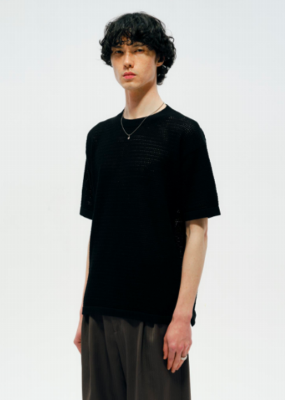 Opaque OpenKnit Short Sleeve Top