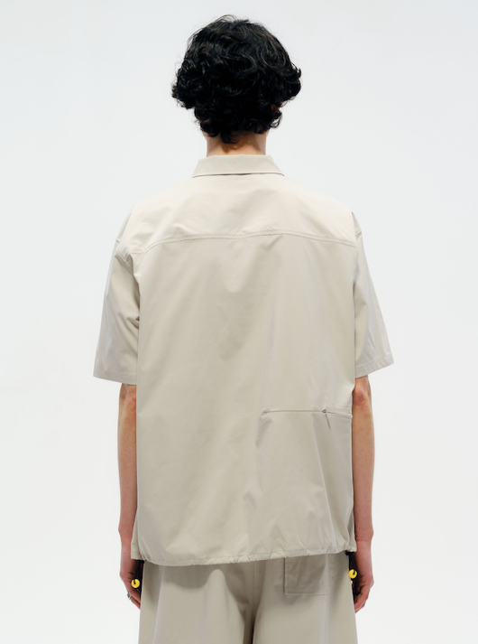 Drawstring Short-Sleeve Shirt