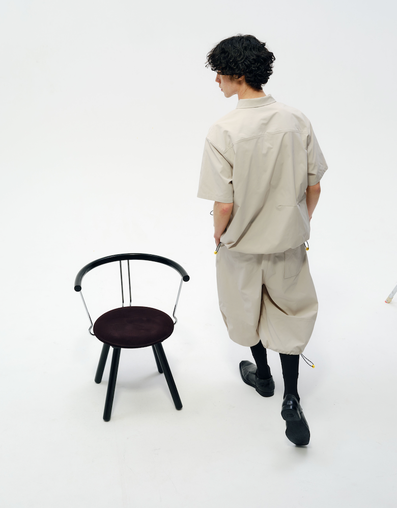 Drawstring Short-Sleeve Shirt