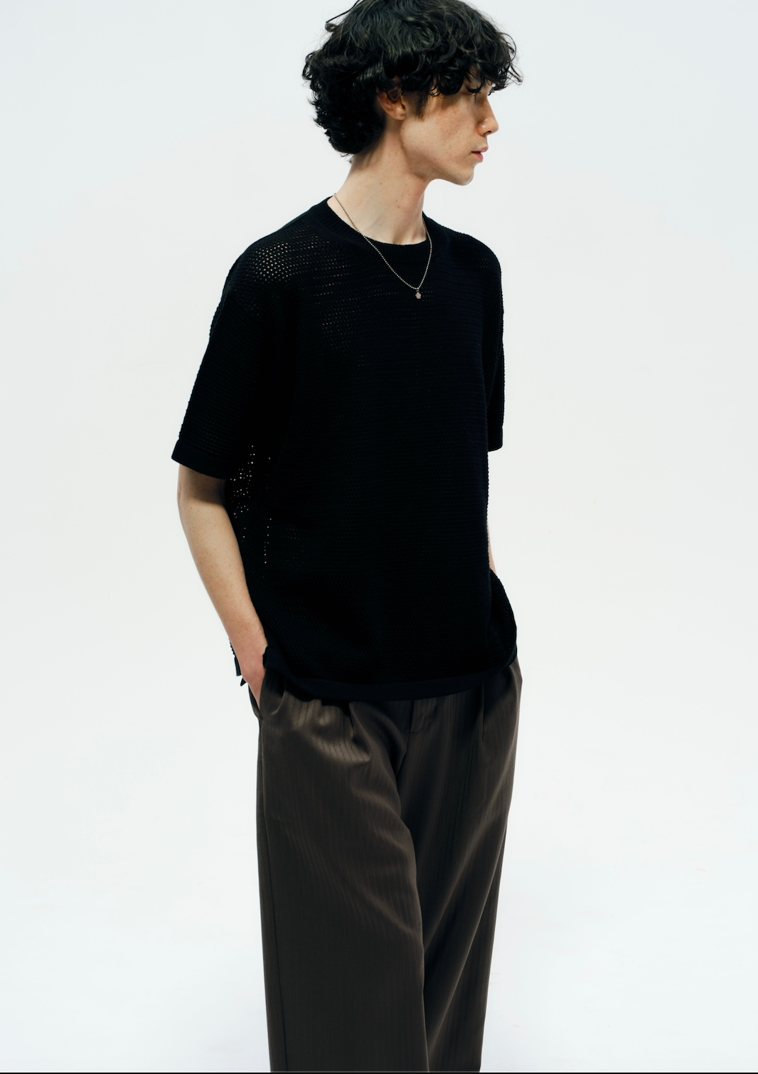 Opaque OpenKnit Short Sleeve Top