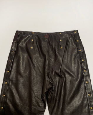 A.F. Vandevorst Spring 2014 Leather Trousers (velvetknife)