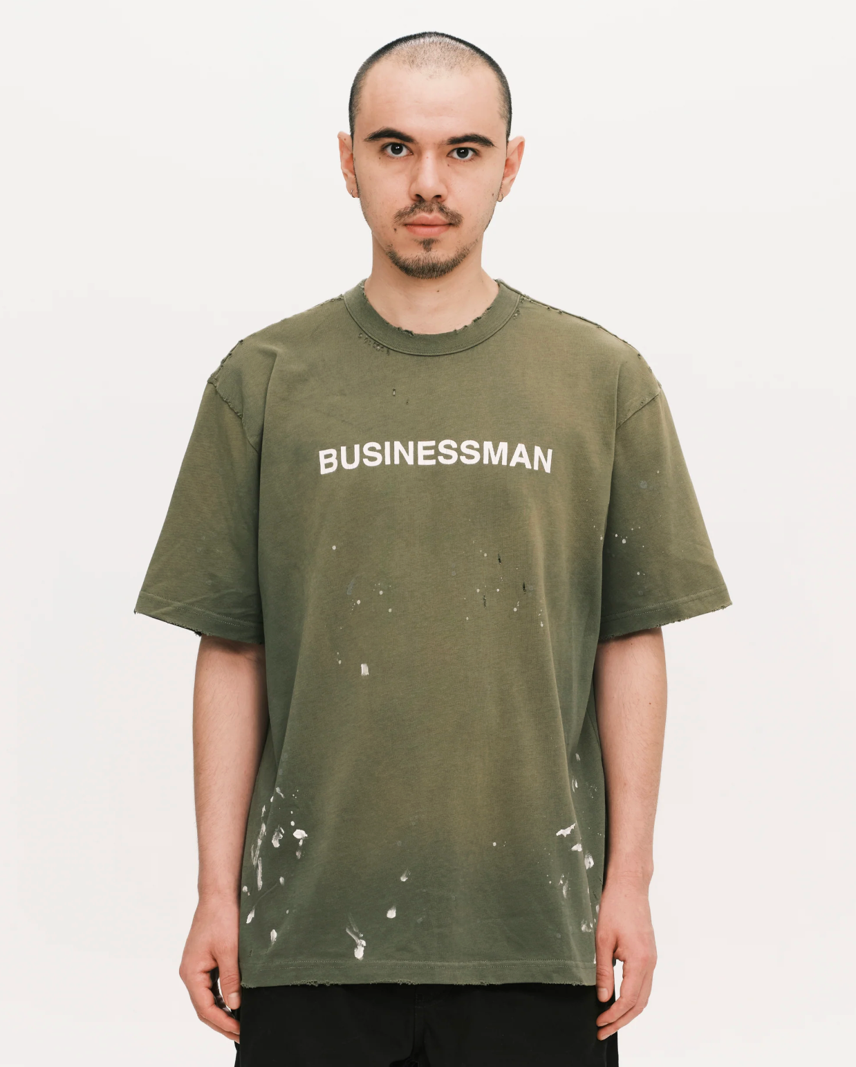 Vintage Tee "business" Green