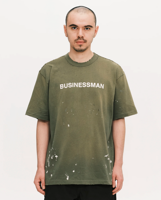 Vintage Tee "business" Green