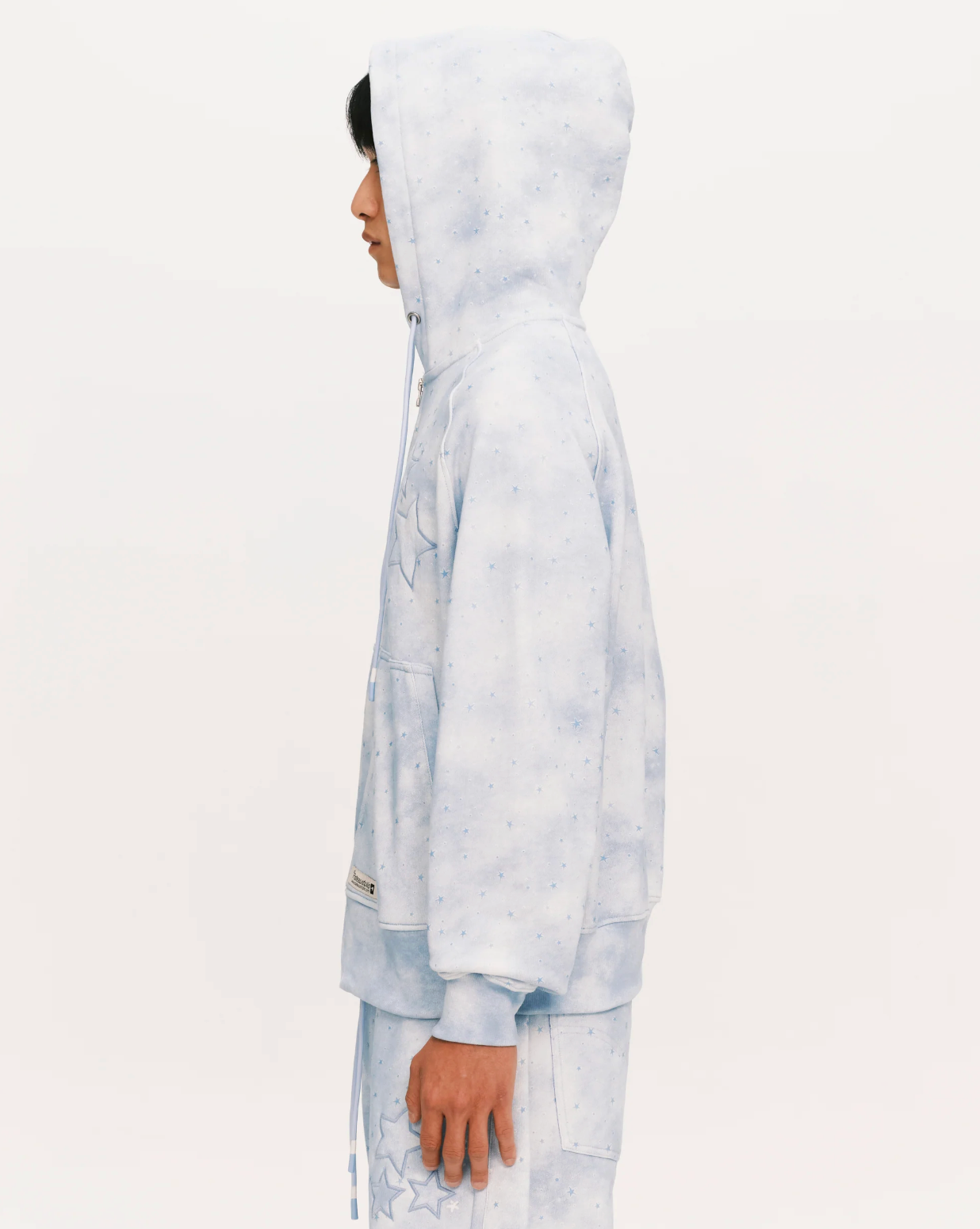 Star zip-up Sky blue