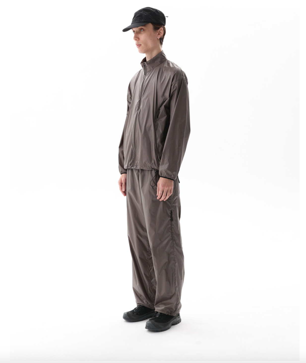 Micro Ripstop Blouson (Dark Brown)