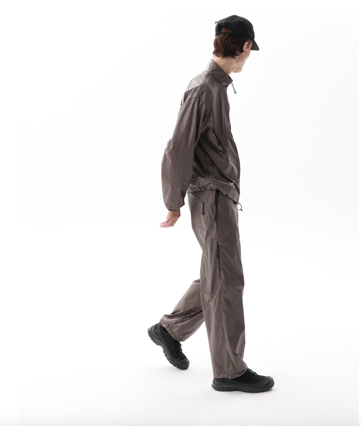 Micro Ripstop Blouson (Dark Brown)