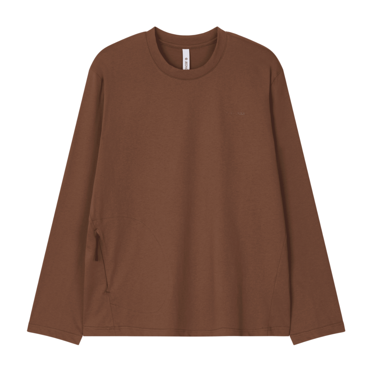 Side Pocket Longsleeves, Brown