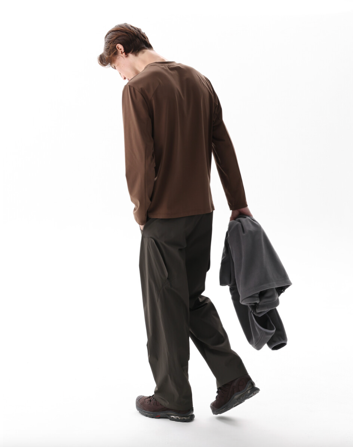Side Pocket Longsleeves, Brown