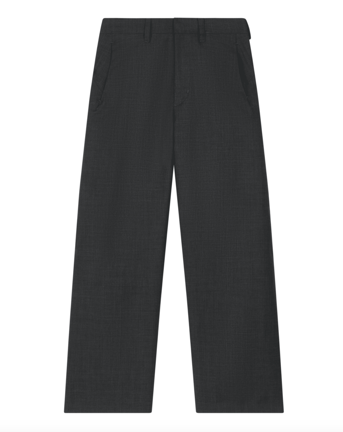 Wool cargo Trouser (Dark Grey)
