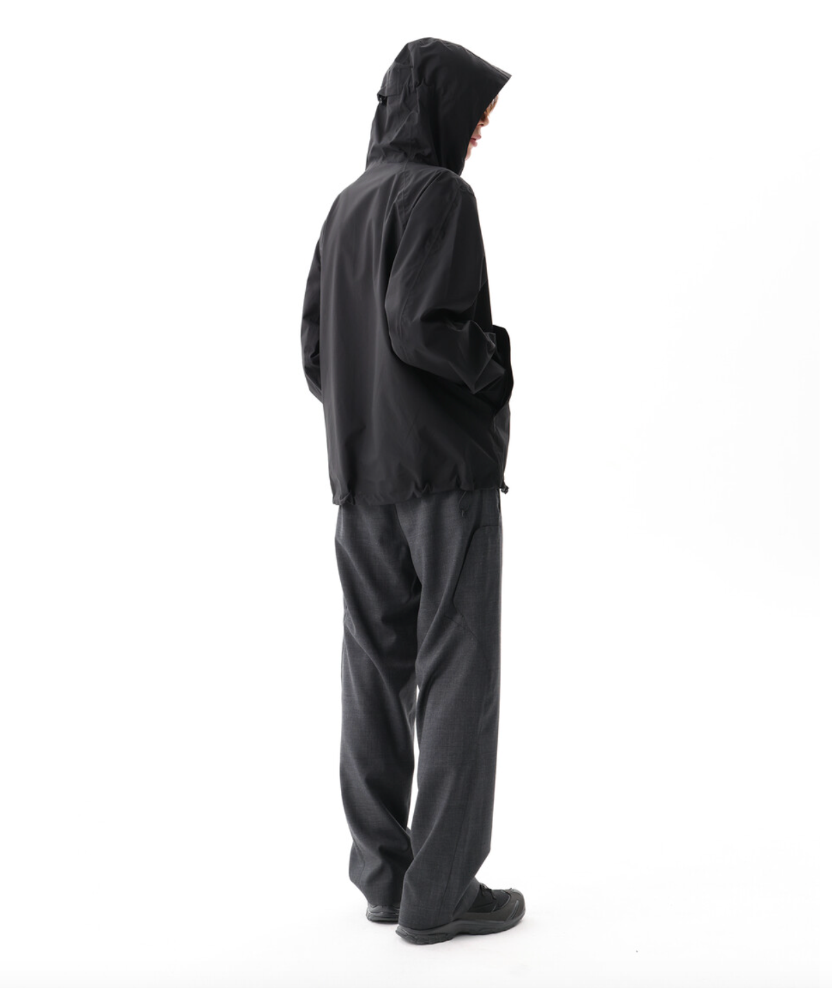 Wool cargo Trouser (Dark Grey)