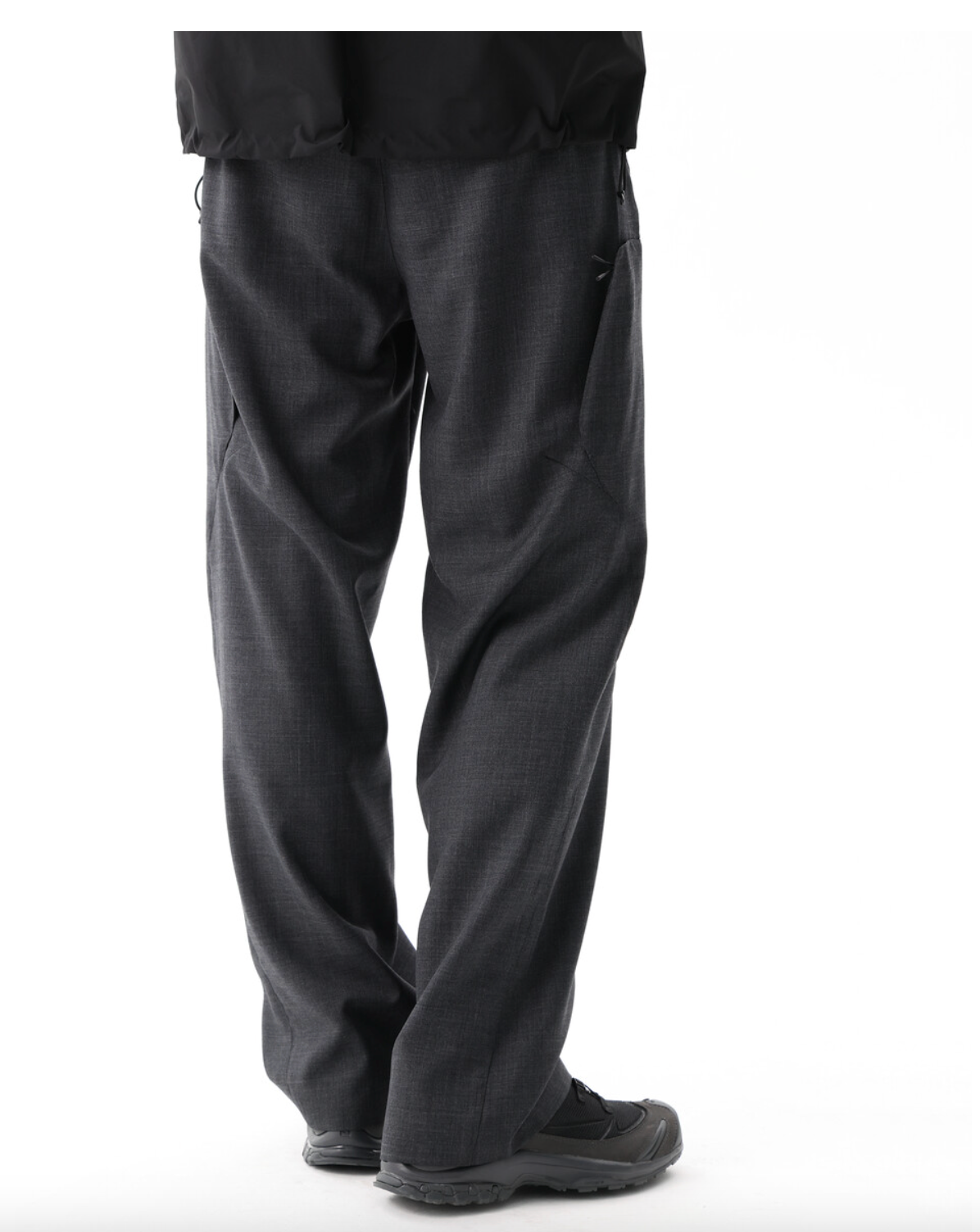 Wool cargo Trouser (Dark Grey)