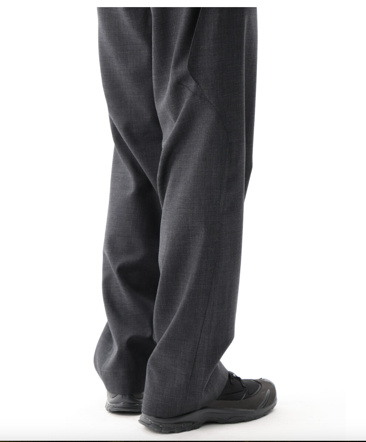 Wool cargo Trouser (Dark Grey)