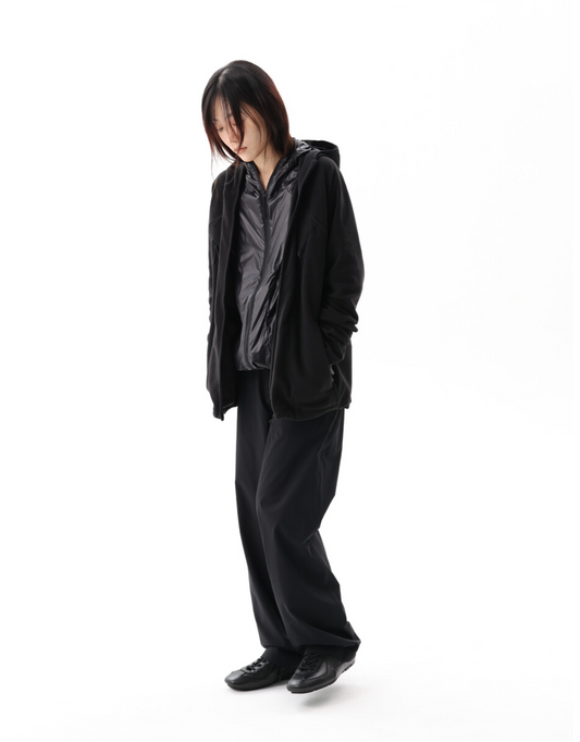 Softshell Sidezipper Trouser, Black