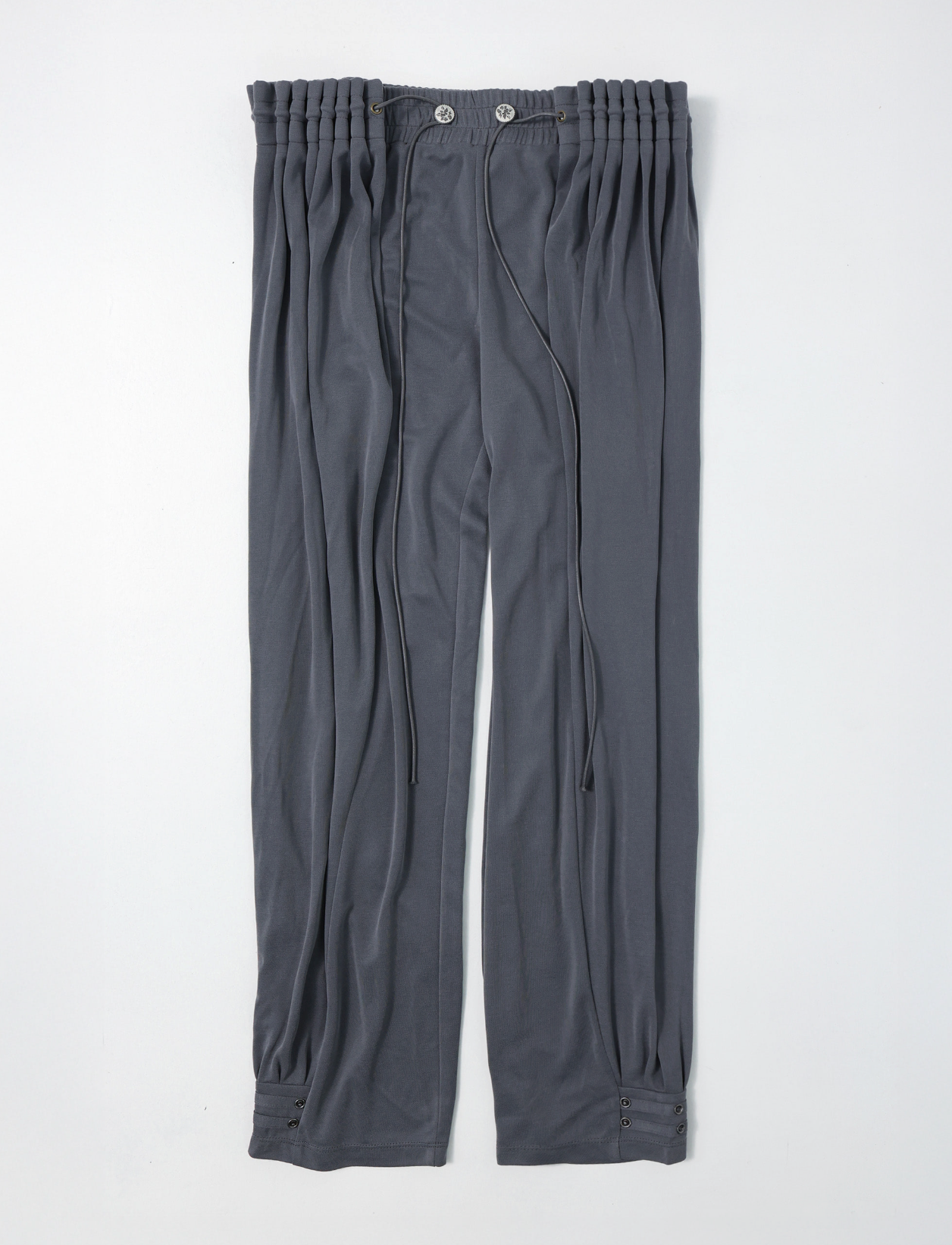 Curtain jogger pants washed blue