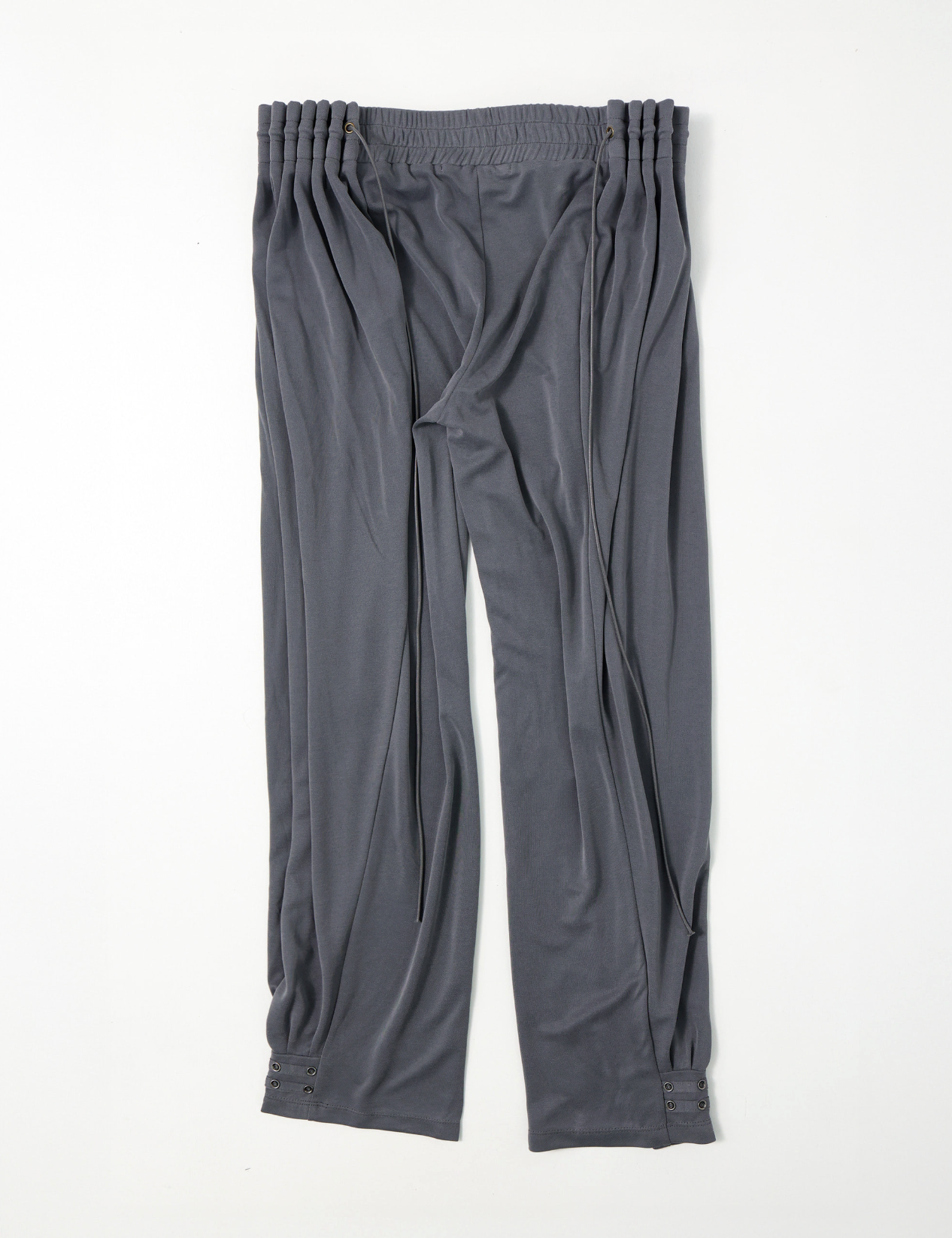 Curtain jogger pants washed blue