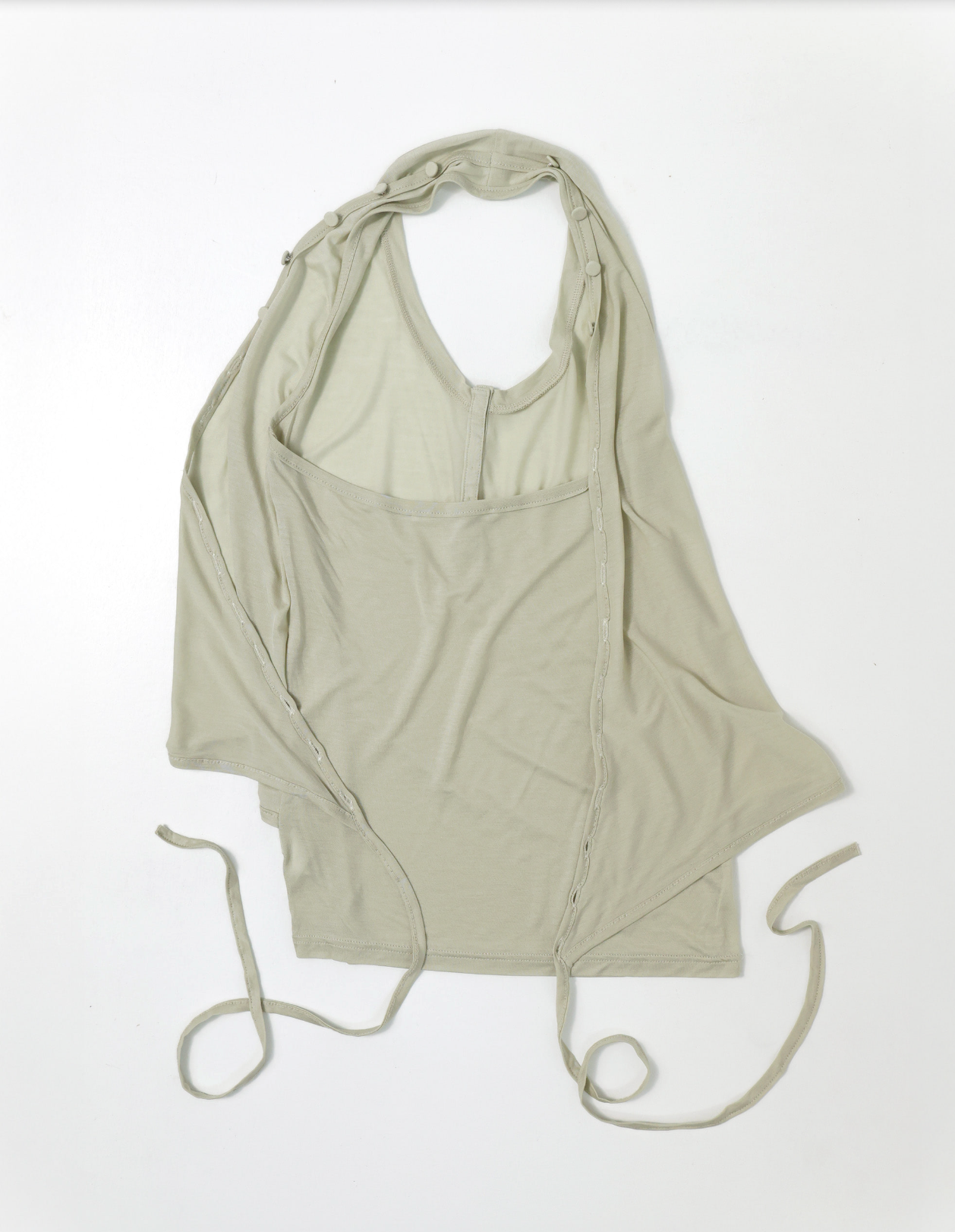 Halter wrap sleeveless	yellow beige