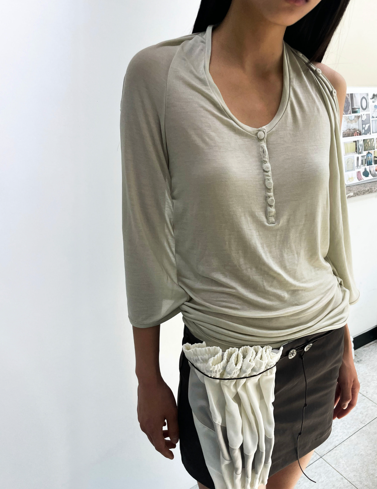 Halter wrap sleeveless	yellow beige