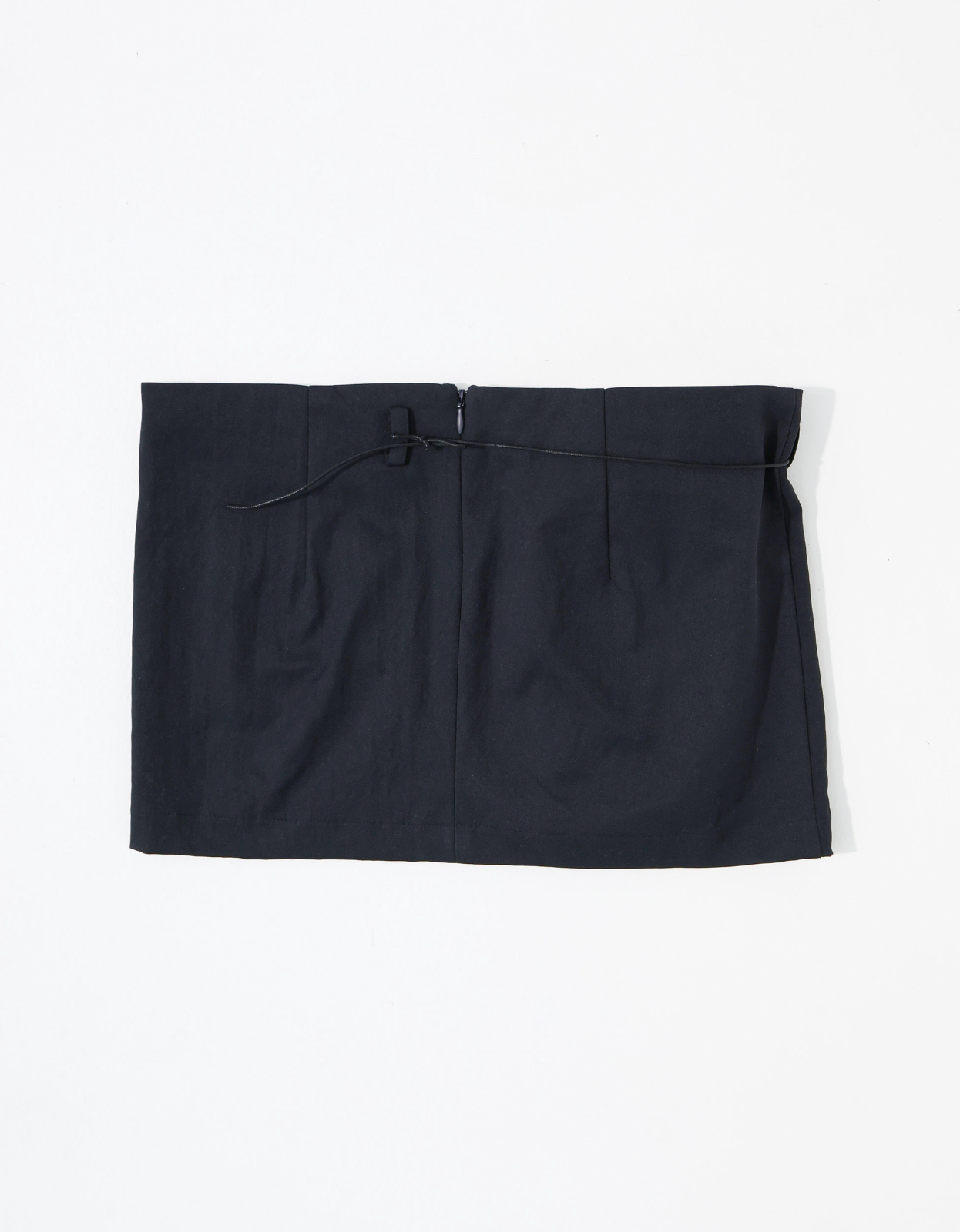Curtain mini skirt navy