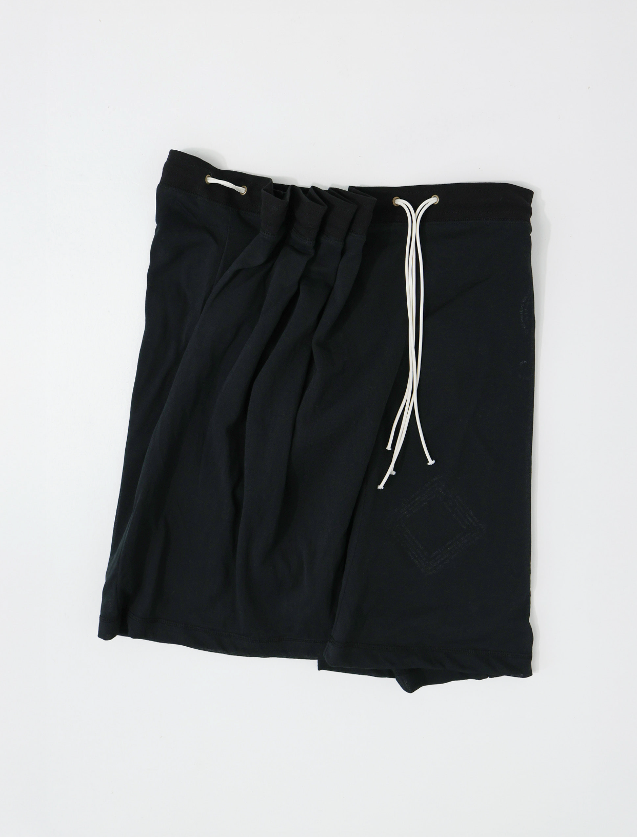 Curtain half pants	black