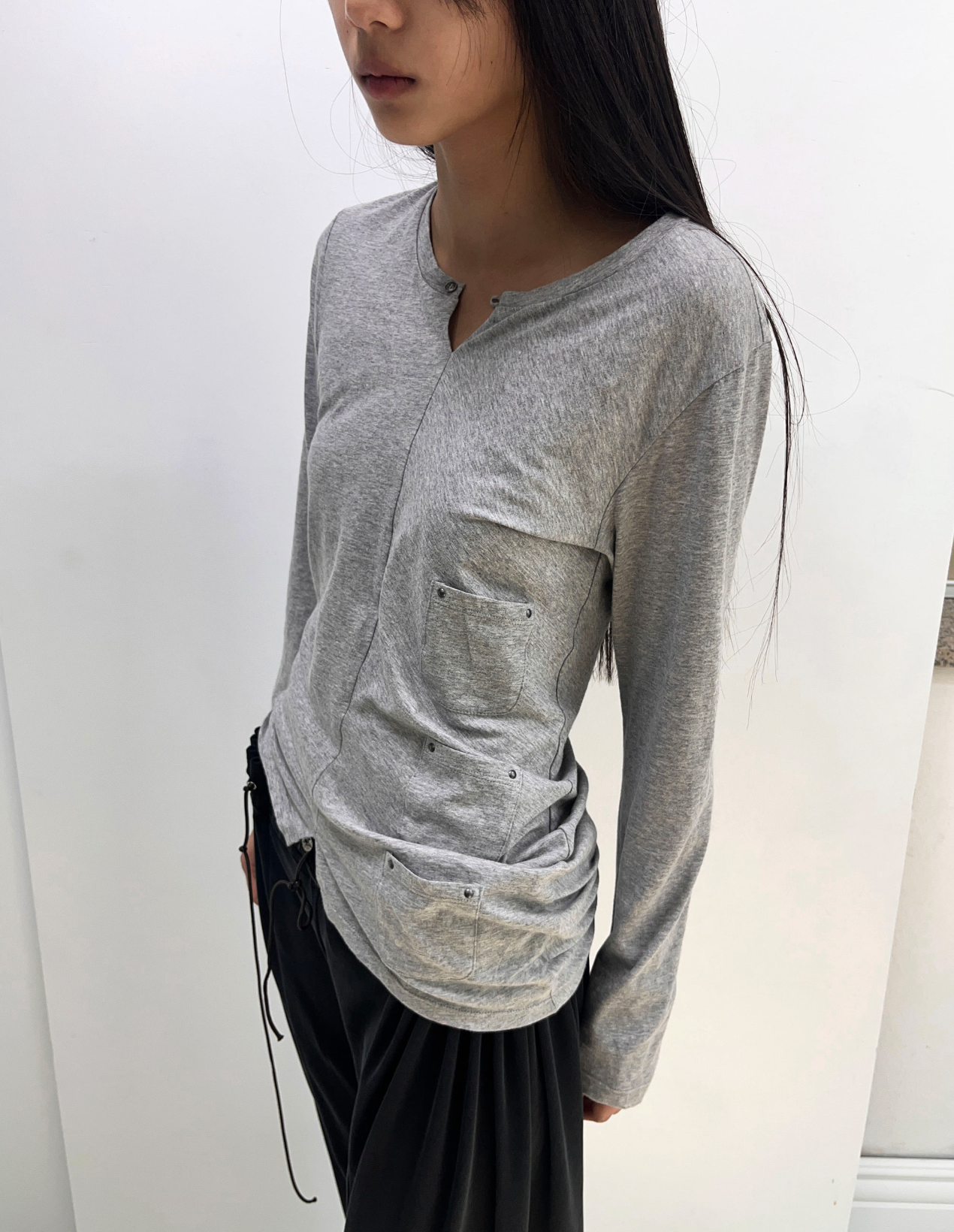 3 pocket t-shirts grey