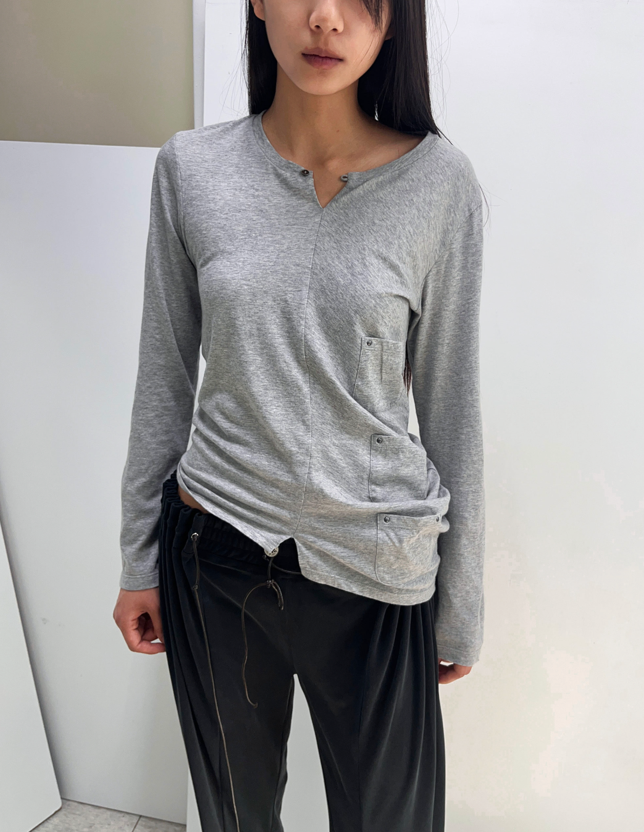 3 pocket t-shirts grey