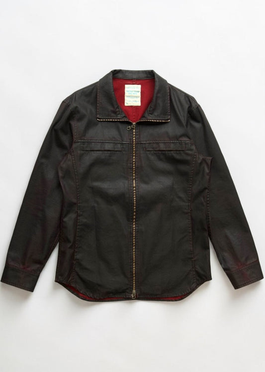 Nicole Club For Men Coated Slim Jacket (Black/Red)