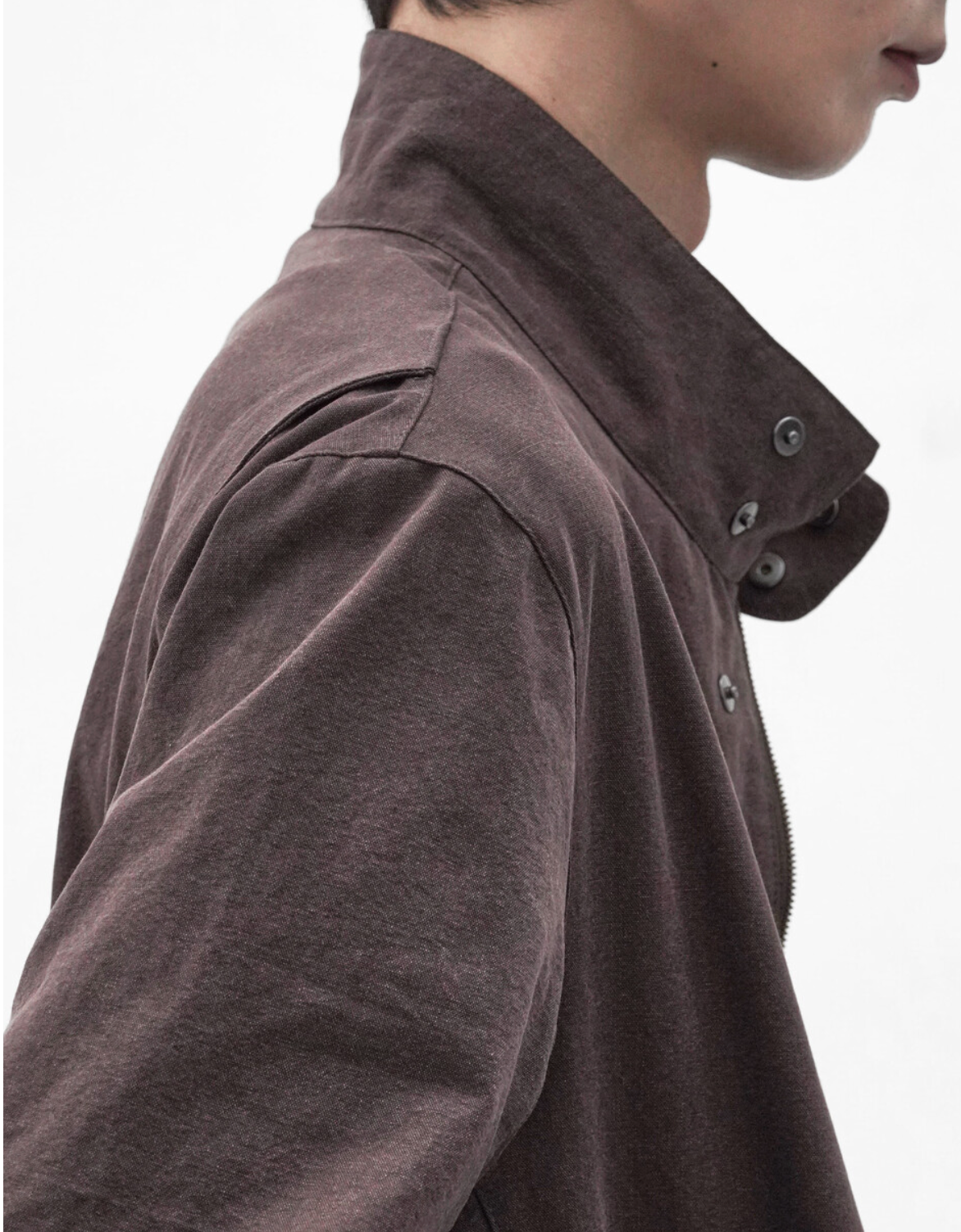 LAB WORK JACKET CANVAS (BROWN)